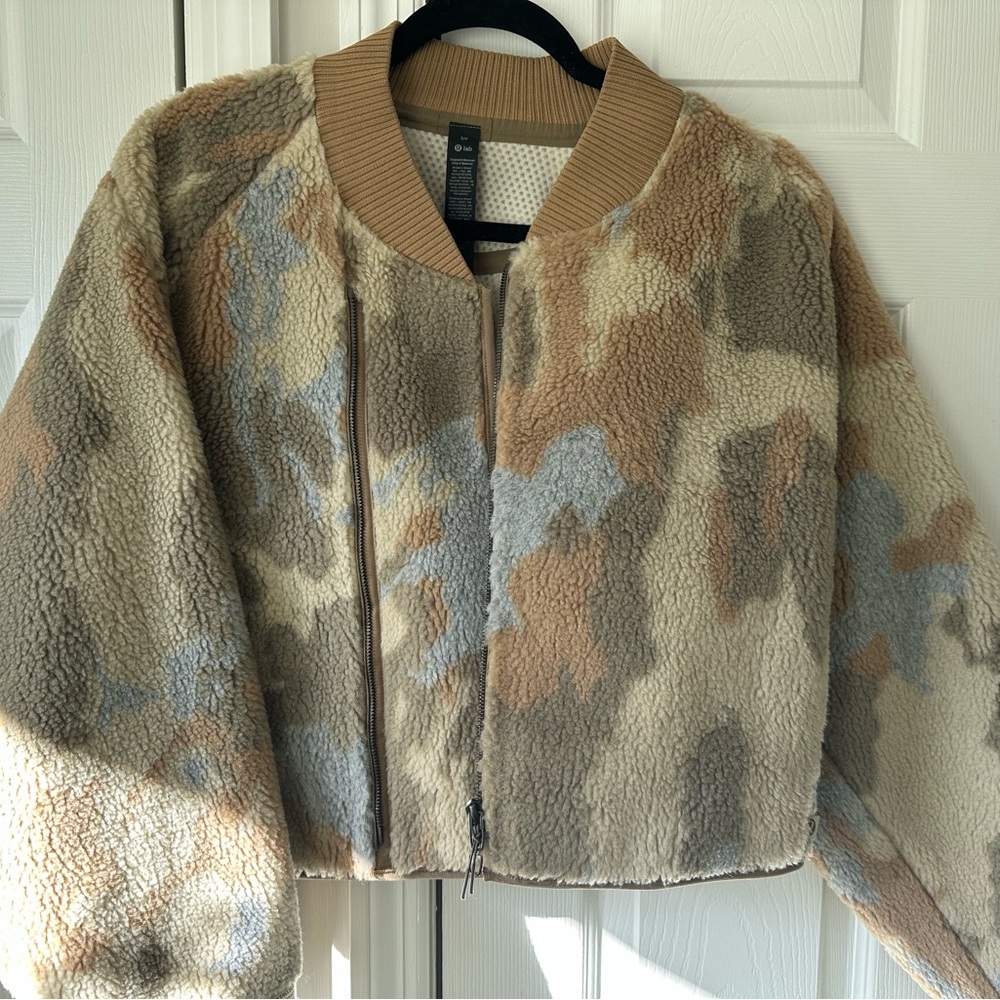 Lululemon Lab Sherpa Bomber Jacket